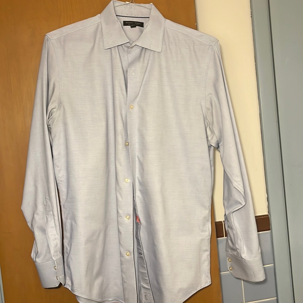Banana republic blue shirt size M